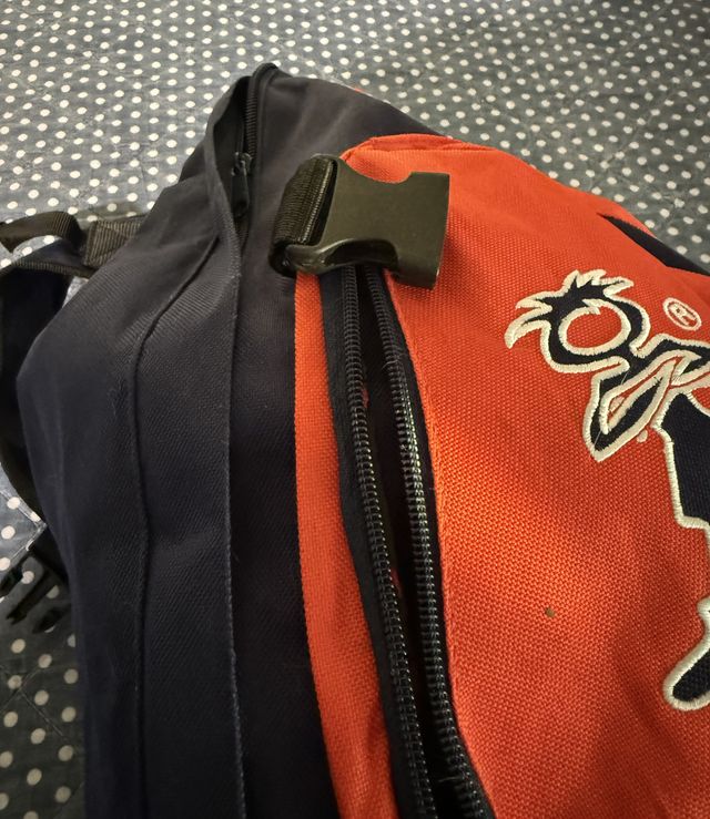 Zaino Pickwick blu e arancio