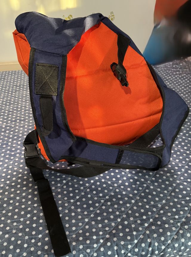 Zaino Pickwick blu e arancio