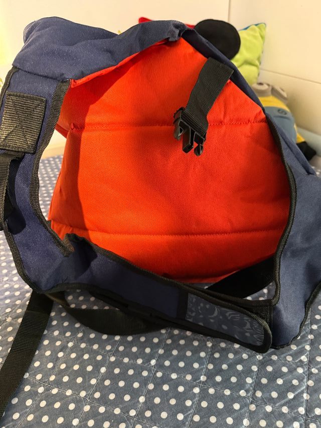 Zaino Pickwick blu e arancio