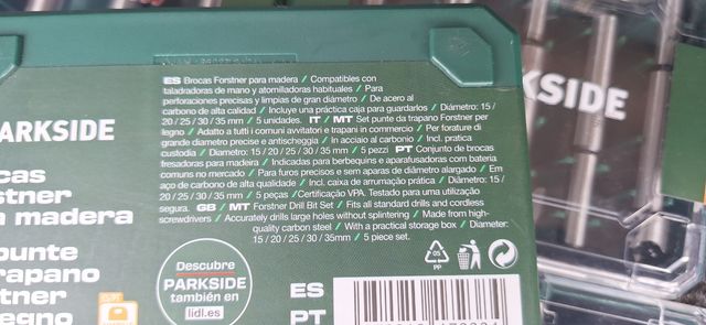 Brocas Forstner para madera