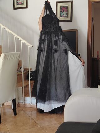 Vestido fiesta negro