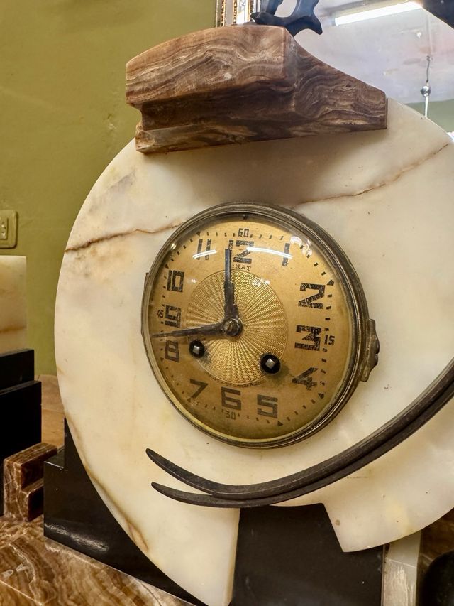 Reloj Antiguo Art Decó francés años 30 Funciona . 