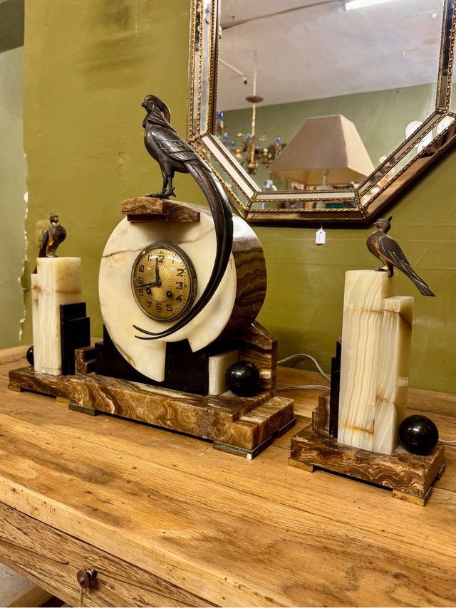 Reloj Antiguo Art Decó francés años 30 Funciona . 