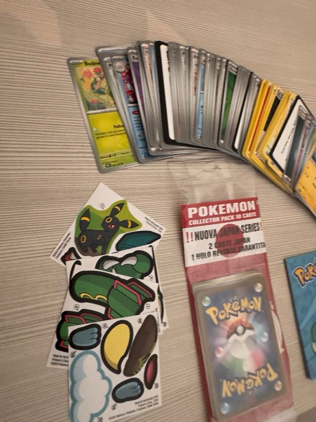 80 Carte Pokemon + Pack 10 Giappone