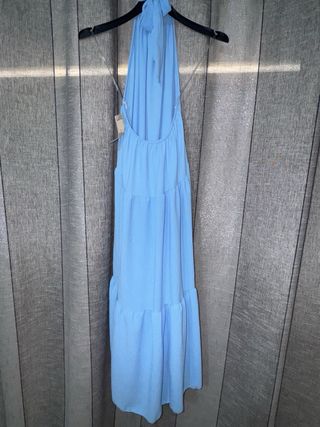 Vestido azul verão - tamanho único