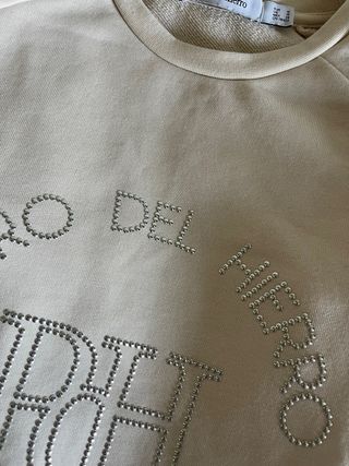 Sudadera Pedro del Hierro beige - M pequeña