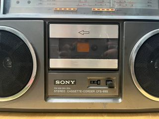 Sony CFS-65S – Radiocasete estéreo vintage años 80
