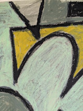 Cuadro abstracto moderno del pintor D. Castiñeyra