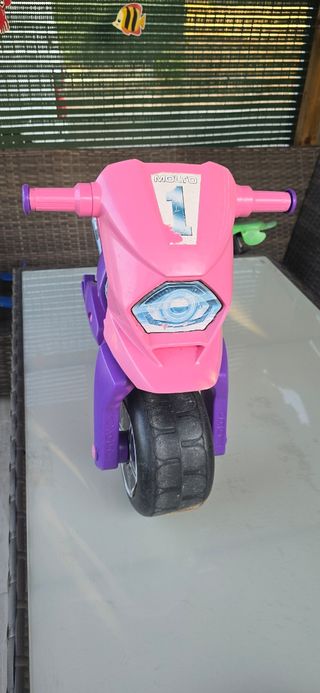 Moto infantil Molto rosa-morada