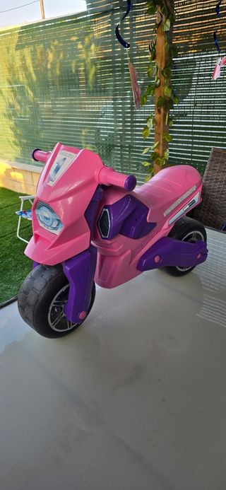 Moto infantil Molto rosa-morada