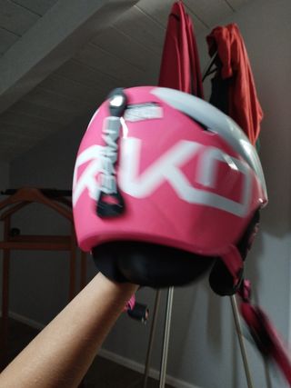Casco sci bambina rosa