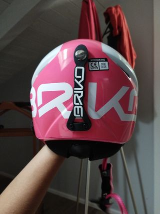 Casco sci bambina rosa