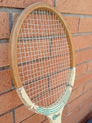 Raqueta Tenis Madera Vintage Snauwaert