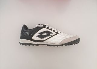 Botas fútbol sala Lotto - Blancas y Negras