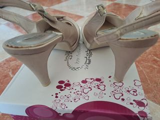 Tacones beige 