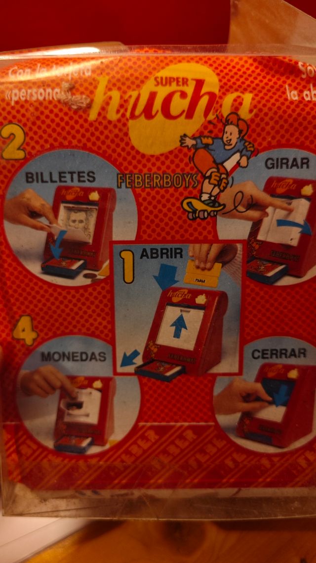 Hucha Feberboys Super Hucha. Juguete vintage 