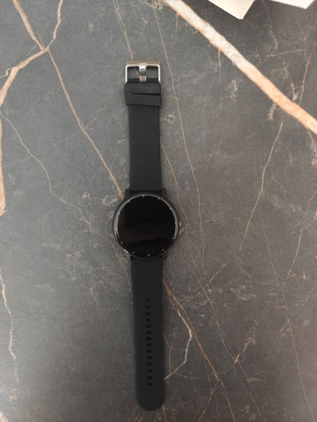 Smartwatch nero - orologio circolare