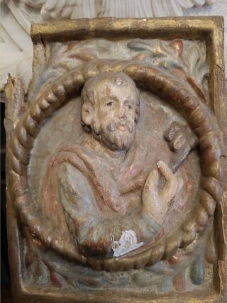 Relieve madera San Pedro  de época