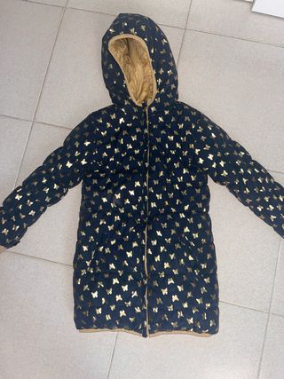 Chaqueta niña | Pluma dorada
Talla 9-10 