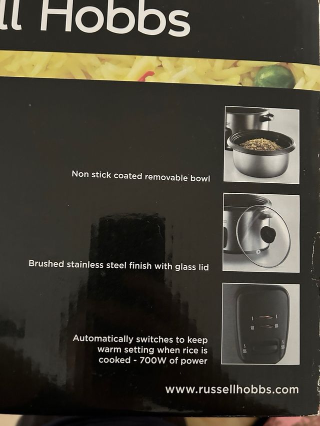 Cocedora arroz Russell Hobbs 1,8 litros