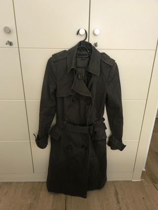 Gabardina Zara verde oliva