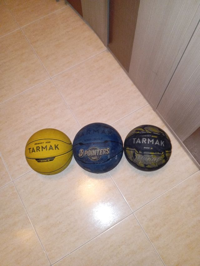 3 Balones baloncesto Tarmak