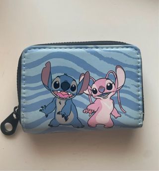 Monedero Stitch - Azul y Rosa