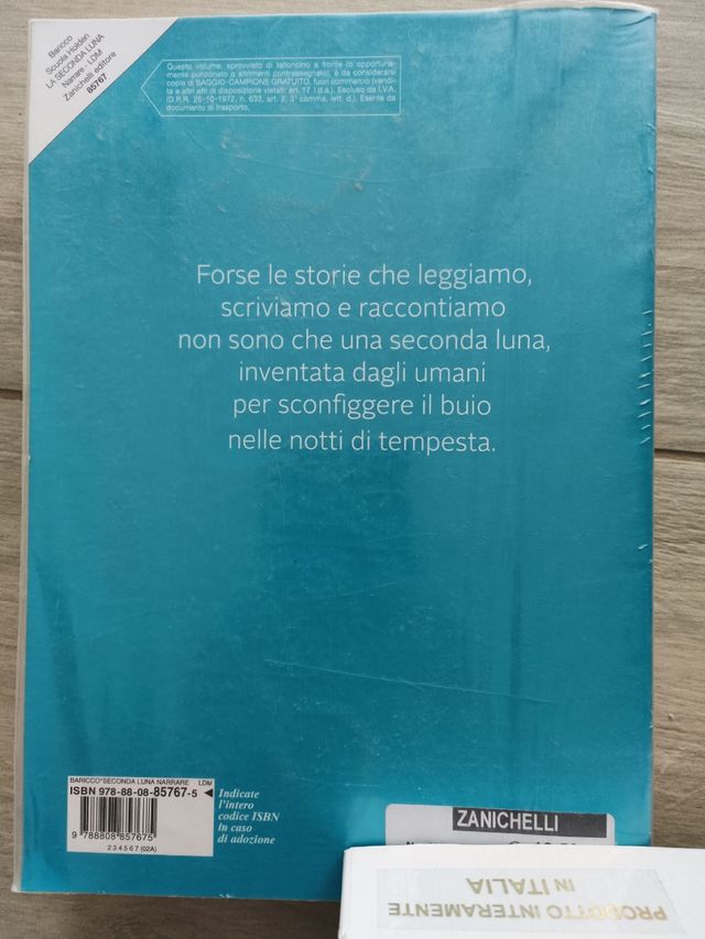 La seconda Luna, n. 3 libri di testo