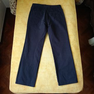 Pantalón chino azul marino hombre