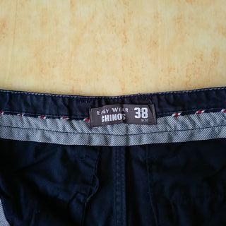 Pantalón chino azul marino hombre