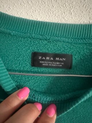 Sudadera Zara Tokyo - Verde XL