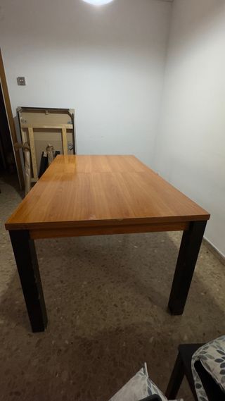 Mesa comedor madera-metal
