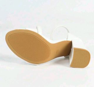 Sandalias tacón blanco mujer - talla 38
