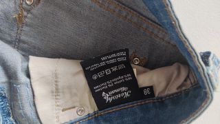 Shorts vaqueros con pedrería
