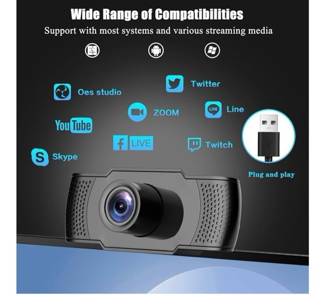 Webcam con Micrófono - Nueva a estrenar.