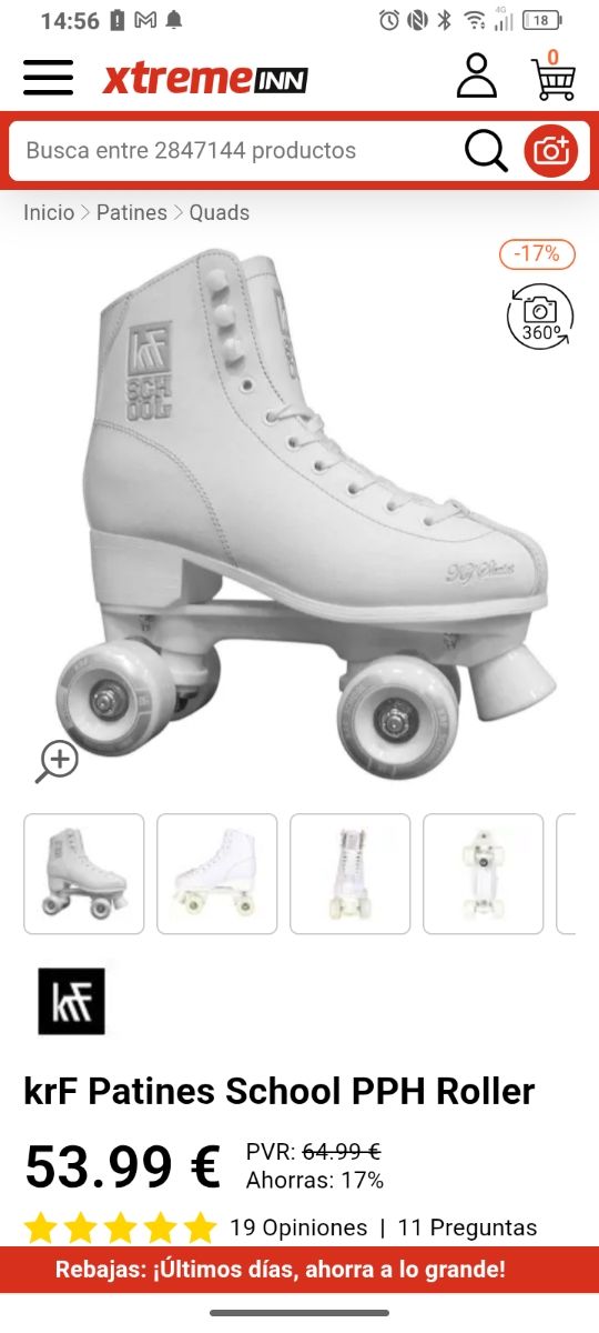 Patines KrF School PPH Roller