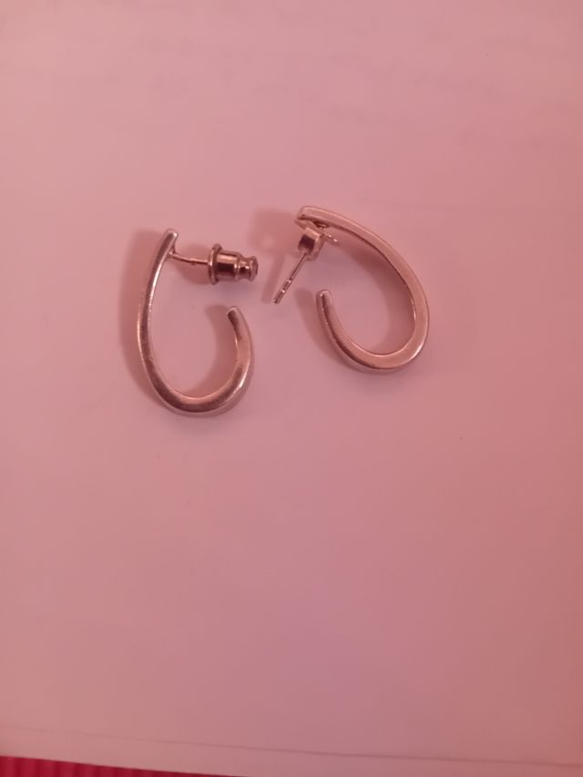 Pendientes plata aro - Joyas