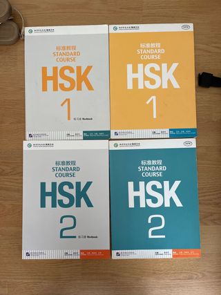HSK 1 y 2 de CHINO
libros y workbooks