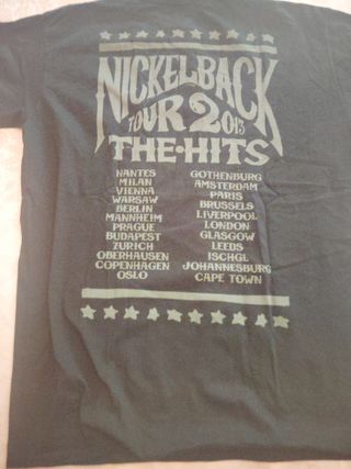 Camiseta Nickelback The Hits