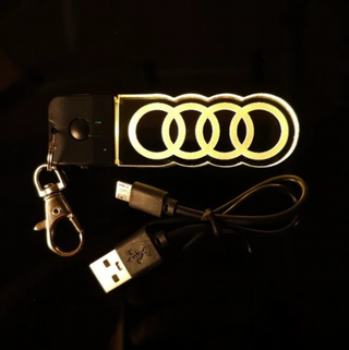 Llavero LED Audi Logo - Multicolor