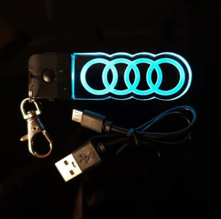 Llavero LED Audi Logo - Multicolor
