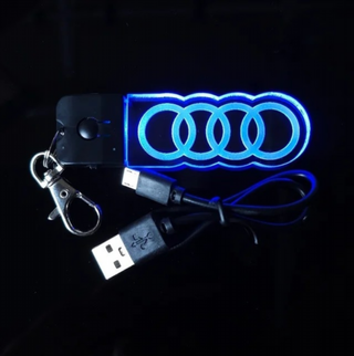 Llavero LED Audi Logo - Multicolor