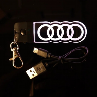 Llavero LED Audi Logo - Multicolor