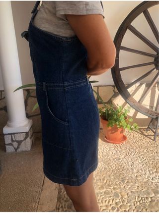 Peto vaquero azul