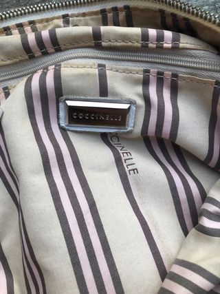 Borsa a spalla bianca marca coccinelle