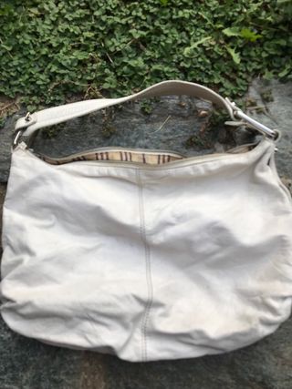 Borsa a spalla bianca marca coccinelle