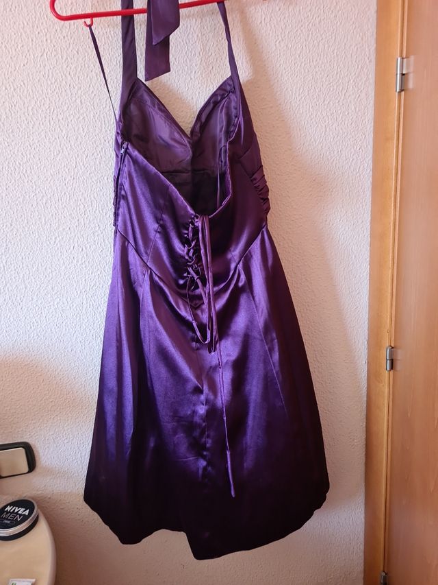 Vestido fiesta morado - Talla M