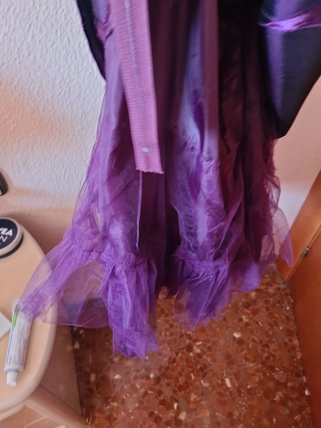 Vestido fiesta morado - Talla M
