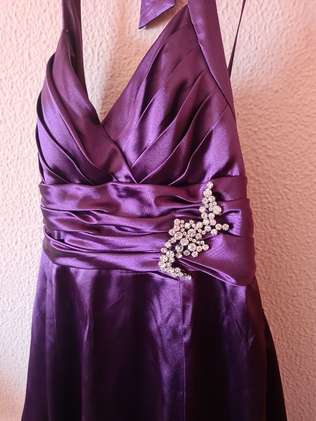 Vestido fiesta morado - Talla M