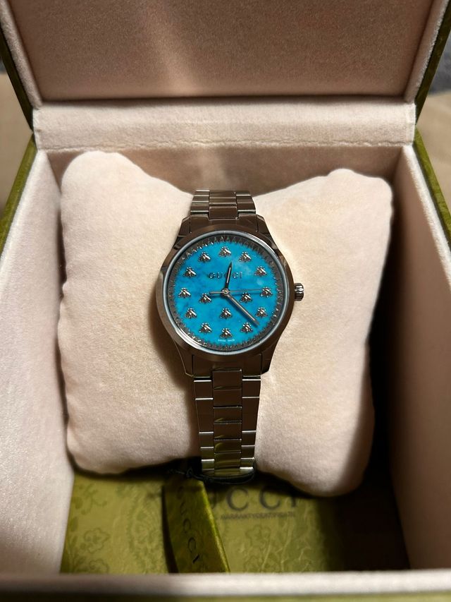 Orologio Gucci G-Timeless YA1265044 Argento 